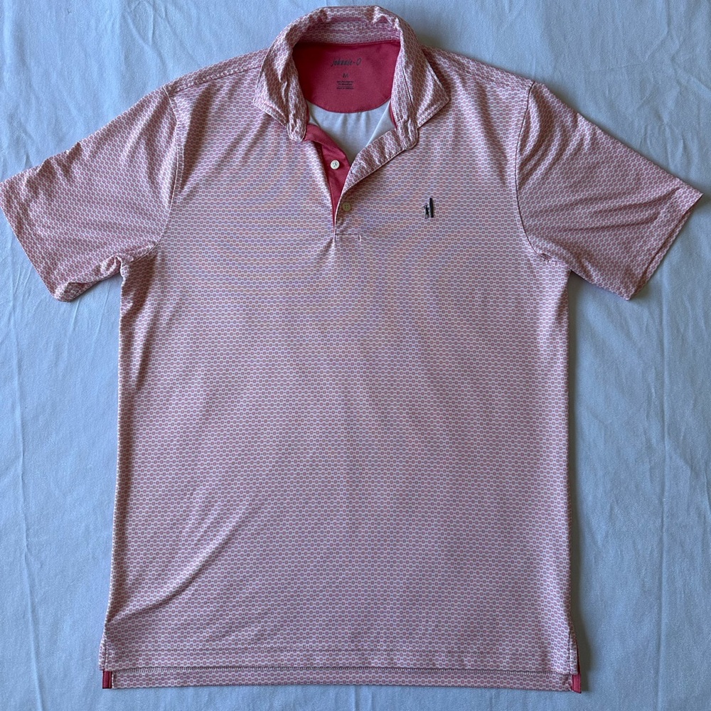 johnnie-O Pink Polo Shirt Classic Style
